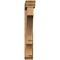 Ekena Millwork Balboa Traditional Rough Sawn Bracket w/ Offset Brace, Western Red Cedar, 6"W x 40"D x 40"H BKT0604X40X40BOA01RWR - alternate 4